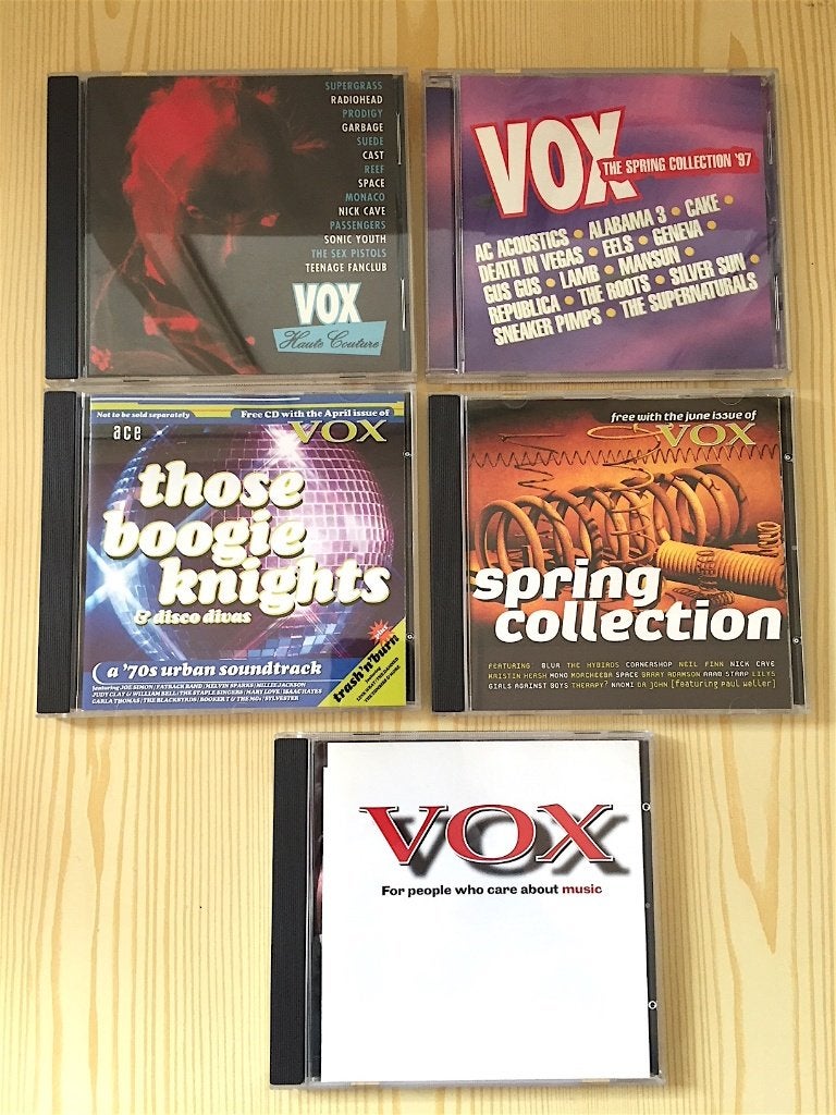 5 CD's Various - Vox Music Magazine Verzamel, rock, Ophalen, Zo goed als nieuw, Pop, Verzamelalbum