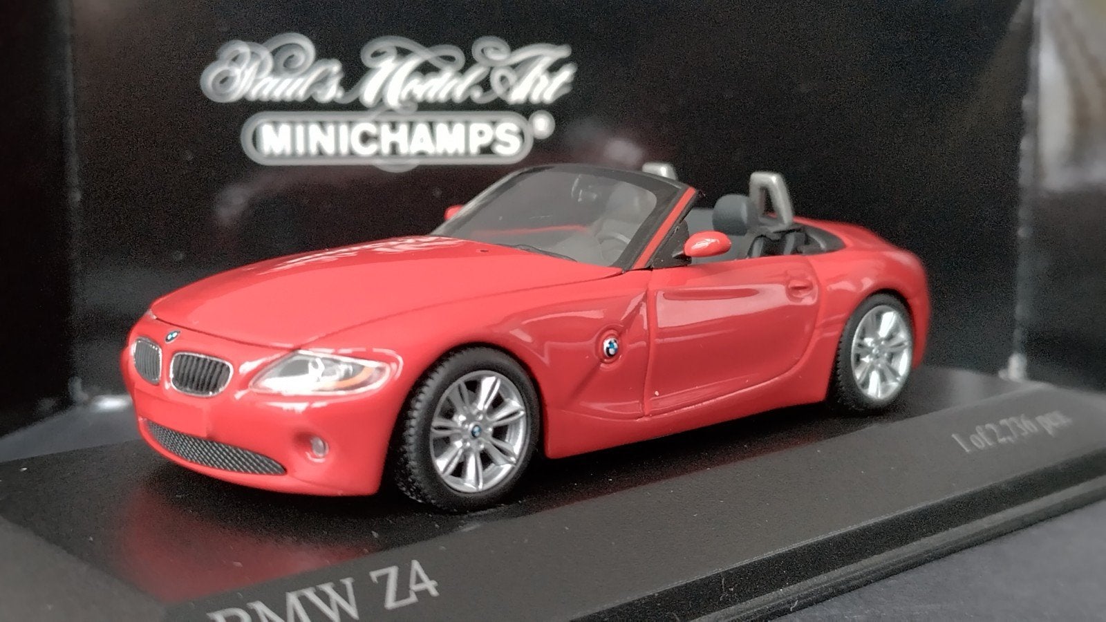 BMW Z4 Roadster 1:43 Minichamps Pol, Auto, Verzenden, ., Nieuw