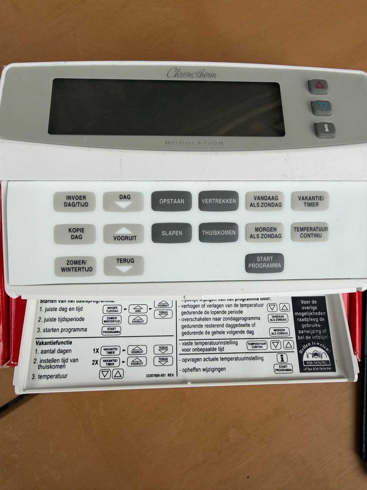 Honeywell Chronotherm Modulation Thermostaat, Ophalen of Verzenden, Slimme thermostaat, Zo goed als nieuw