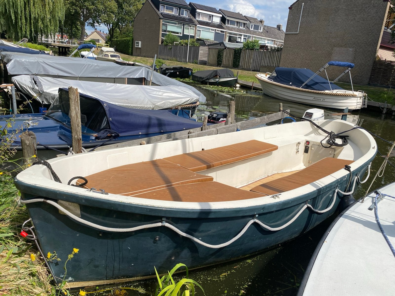Harding 10 persoons reddingssloep 5.3m UNIEK, Watersport en Boten, Ophalen, Rondzit, Gebruikt, 10 pk