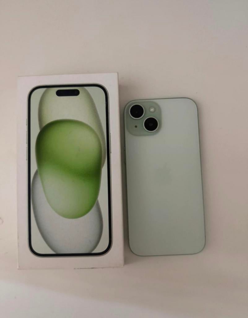 Iphone 15 groen, Telecommunicatie, Mobiele telefoons | Apple iPhone, 128 GB, IPhone 15, Nieuw, Ophalen of Verzenden