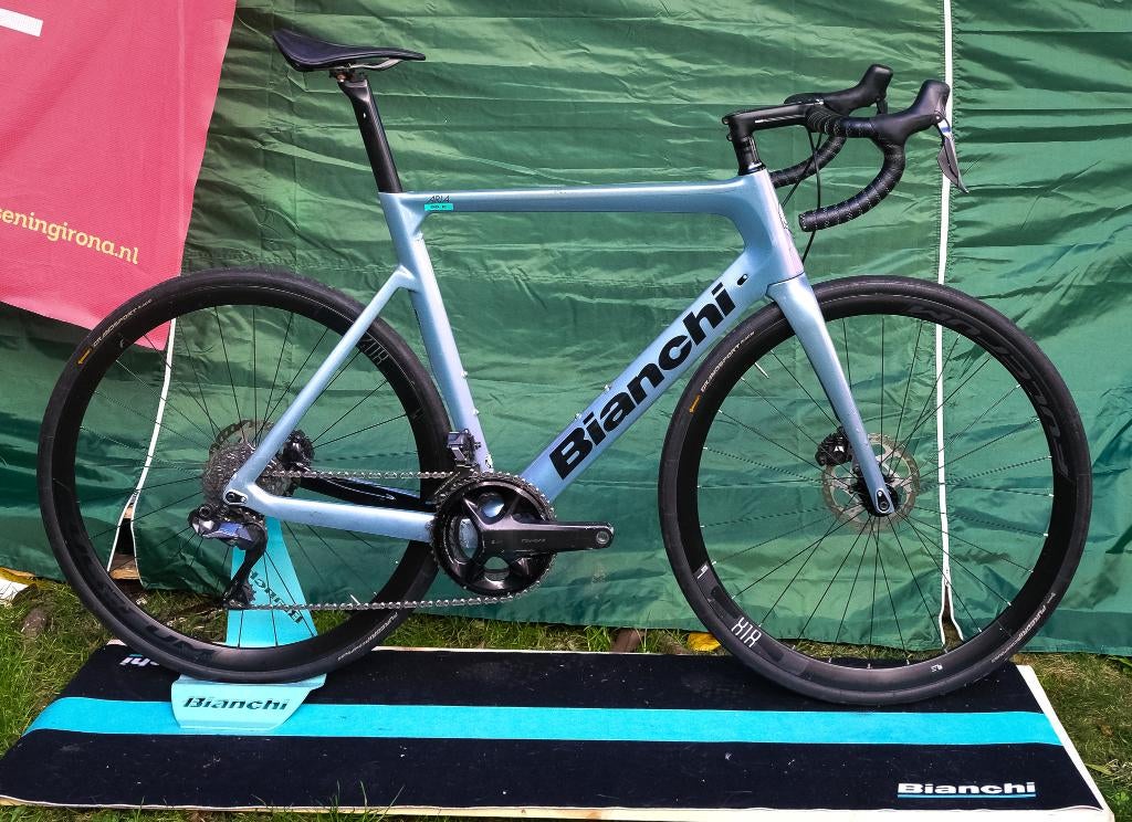 Bianchi Aria 59 Shimano Ultegra Di2 12S, 28 inch, Gebruikt, Carbon, Heren