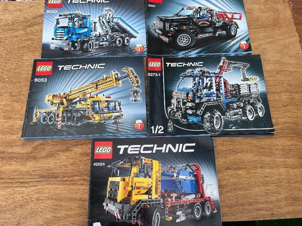 lego technic alleen bouwboeken  8052,42024,8053,8273en9395, Ophalen of Verzenden, Zo goed als nieuw, Lego, Technic