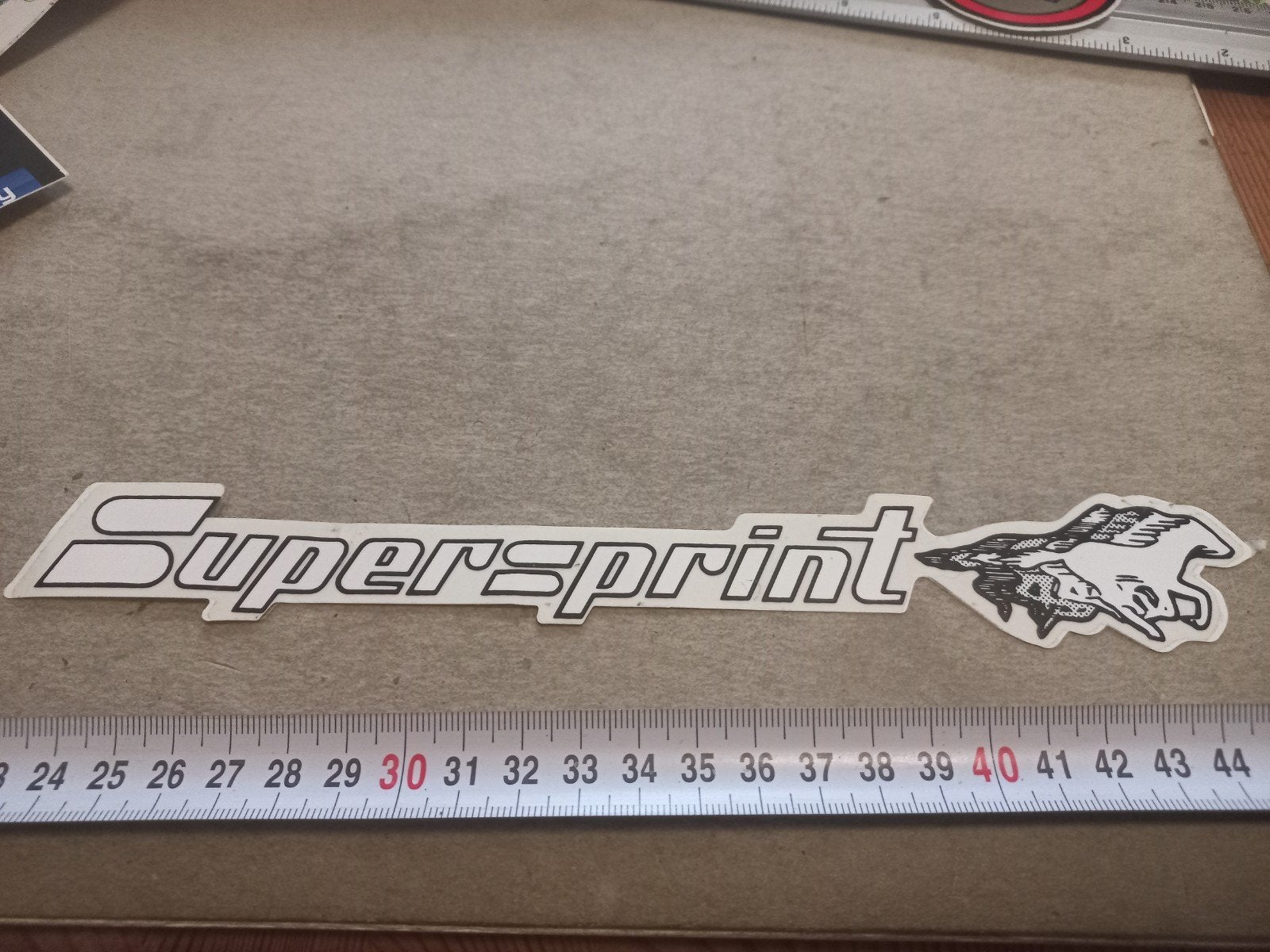 Supersprint sticker / embleem - Nieuw, Verzamelen, Ophalen of Verzenden