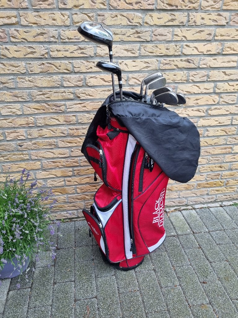 Golfset Black Diamond dames rechtshandig compleet, Sport en Fitness, Golf, Ophalen, Zo goed als nieuw, Set, Overige merken