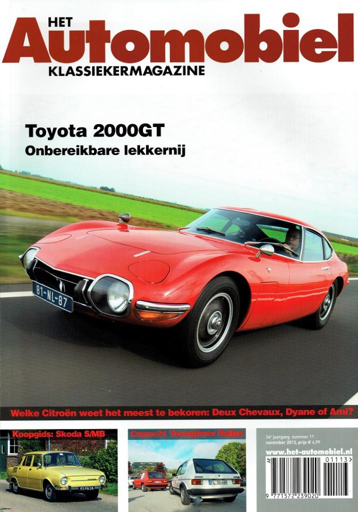 Het Automobiel 2013 nr. 11 (o.a. Toyota 2000GT), Verzenden, Gelezen, Algemeen