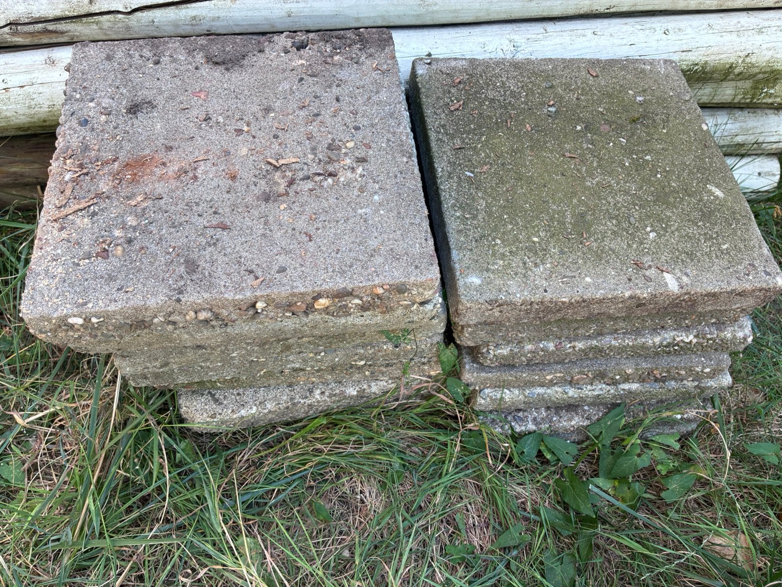 Tuin- stoeptegels gratis, Tuin en Terras, Ophalen, Zo goed als nieuw, Beton, Terrastegels