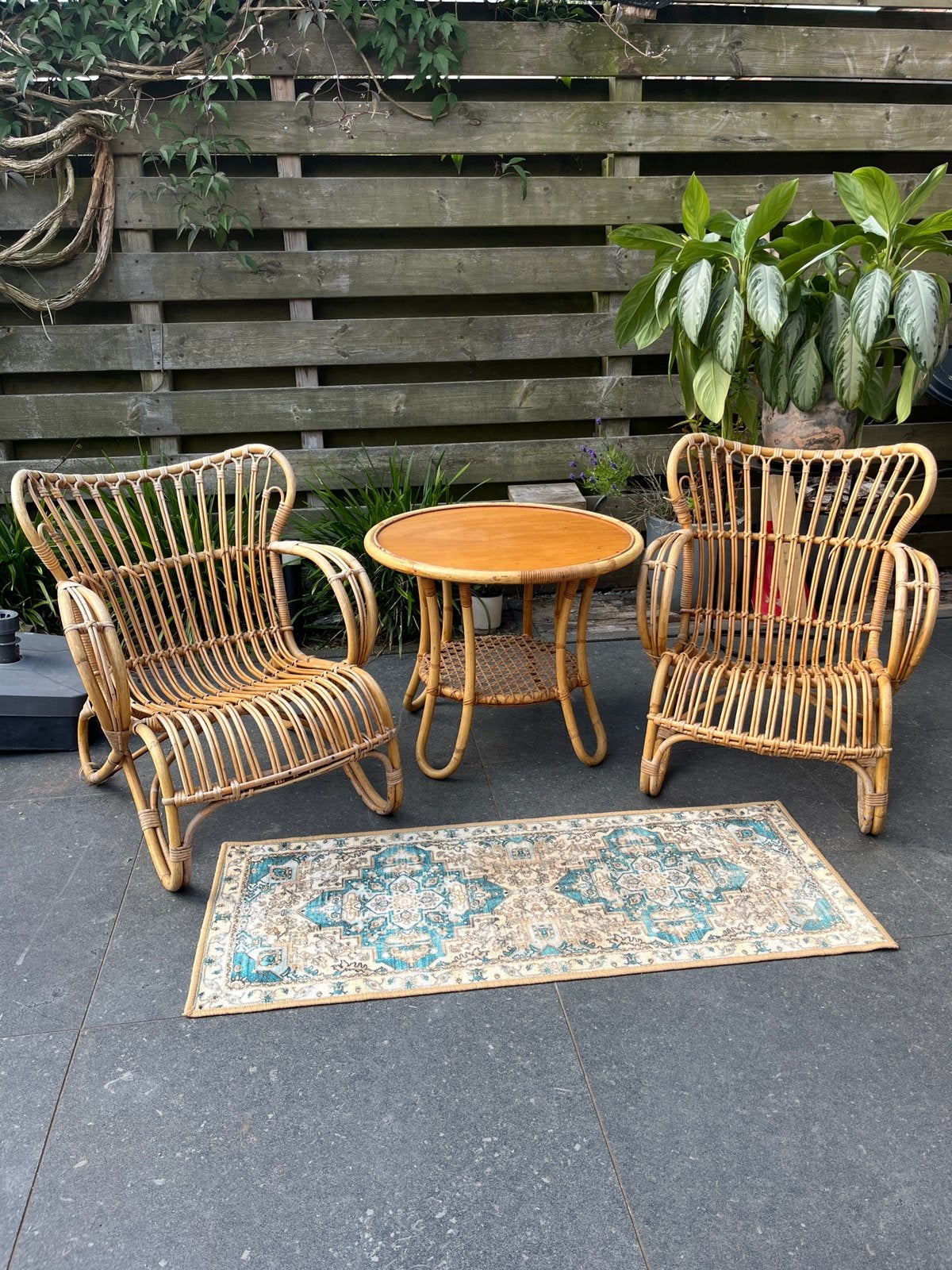 Rotan setje Rohé noordwolde, Ophalen