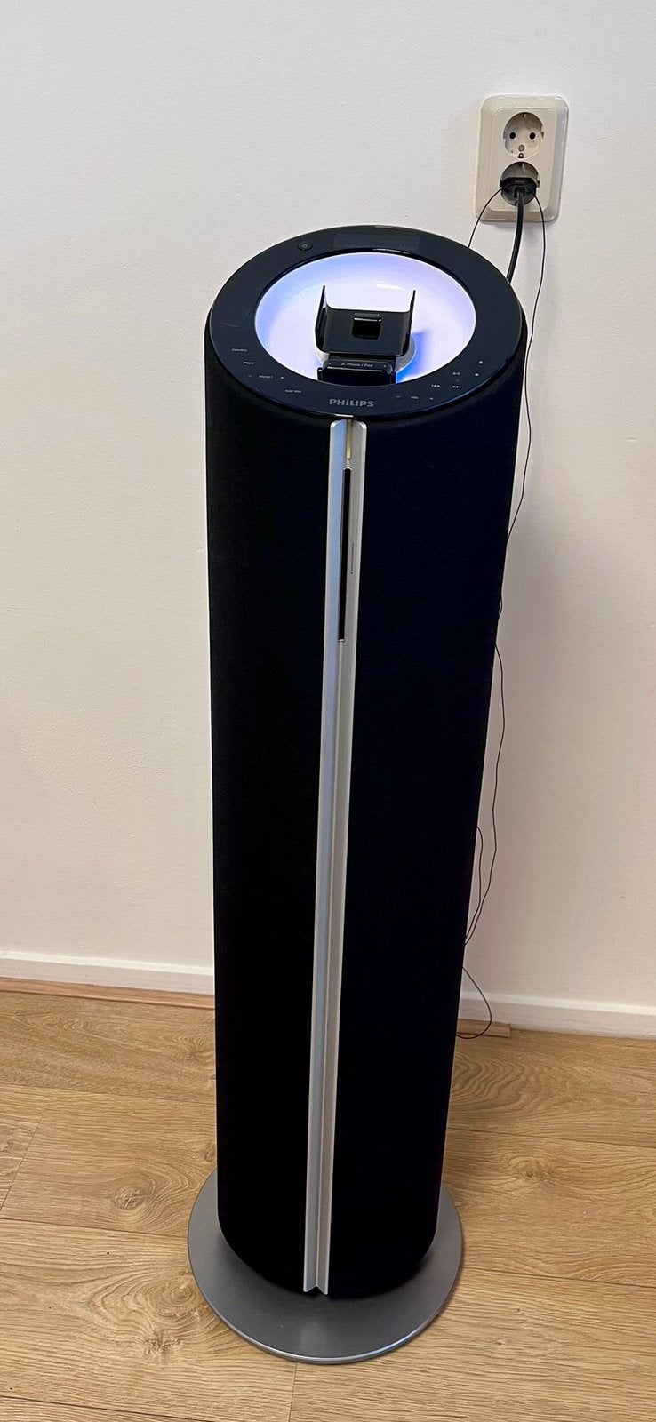 Philips hifi toren DCM580–retro uitstraling–140W + subwoofer, Ophalen, Subwoofer, Philips