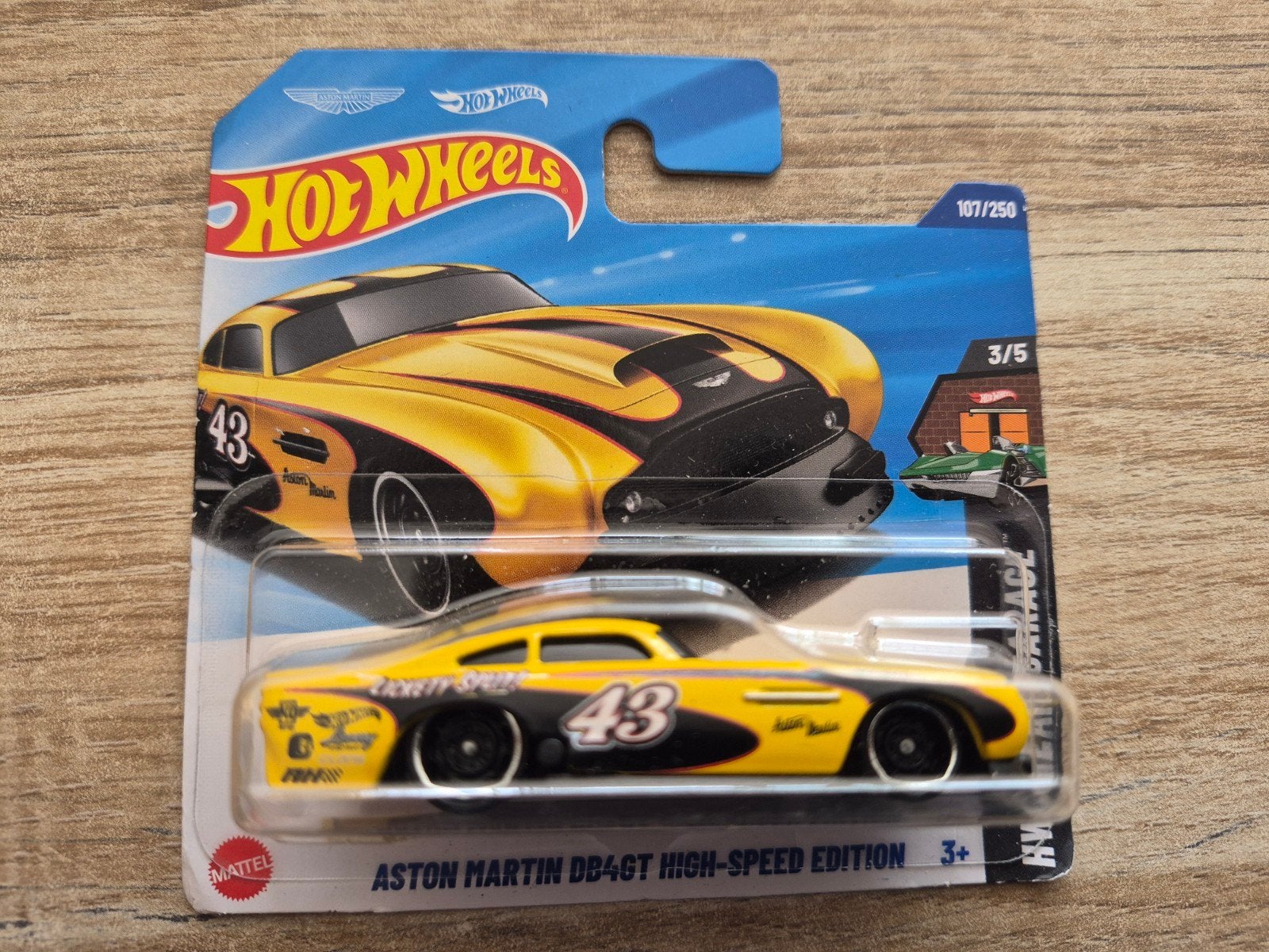 Aston Martin DB4GT High Speed Edition 1:64 (Hotwheels), Ophalen of Verzenden, Nieuw, Auto