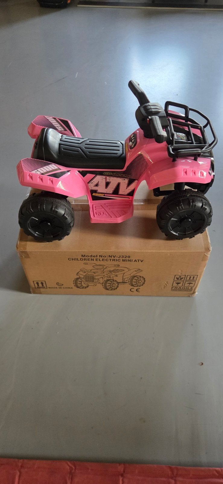 Roze nieuwe NV-J320 elektrische kinderquad, Ophalen of Verzenden, Nieuw