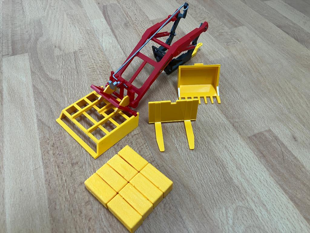 Britains 9574 Front‑End Loader, Ophalen of Verzenden, Zo goed als nieuw, Tractor of Landbouw, Britains