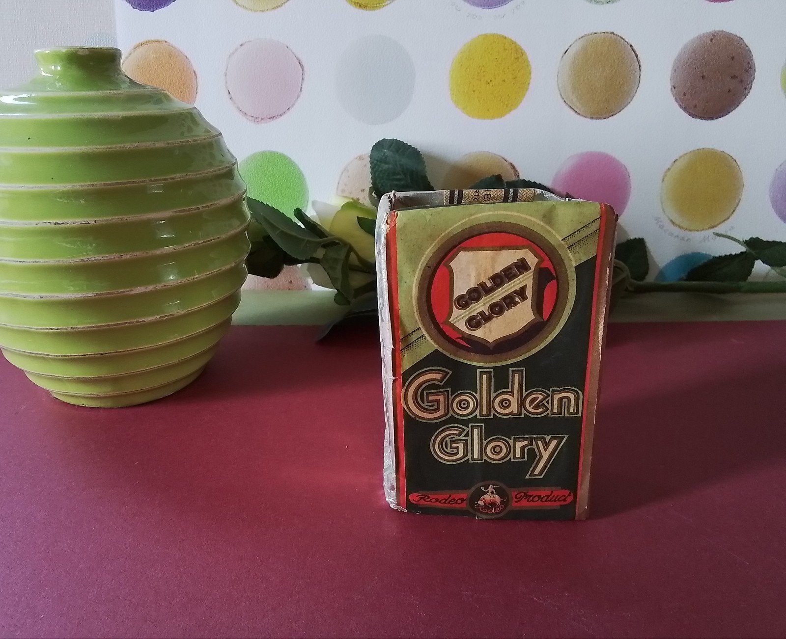 Vintage Tabak Golden Glory Theo Kok 's-Hertogenbosch, Ophalen of Verzenden, Tabaksdoos of Verpakking