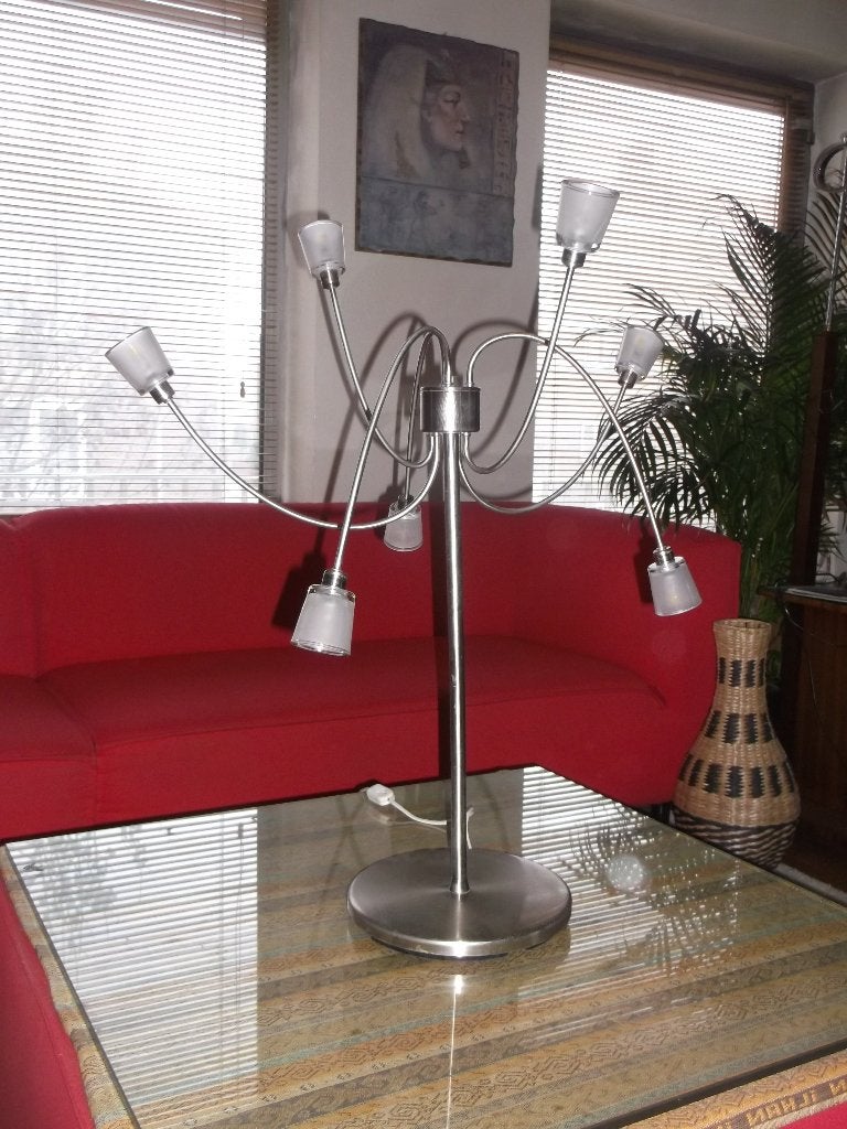 Ikea tafellamp Krysbbo, Ophalen of Verzenden, Gebruikt, Glas, Minder dan 50 cm