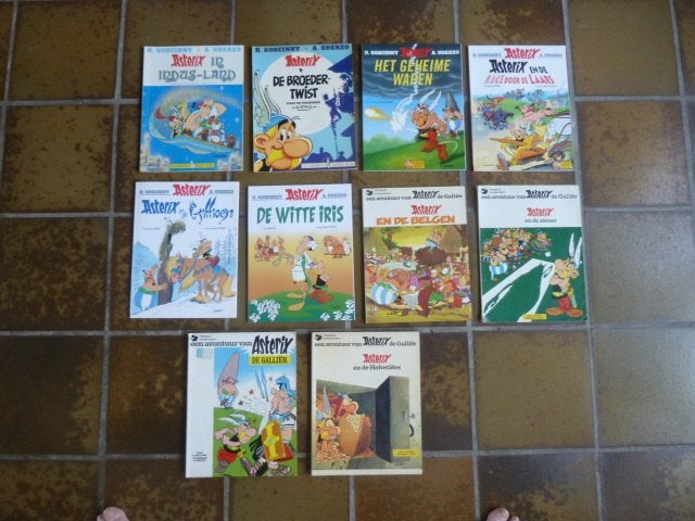 Asterix en Obelix Strips 10 stukjs, Boeken, Stripboeken, Meerdere stripboeken, Ophalen of Verzenden, Zo goed als nieuw, René Goscinny en Albert Uderzo