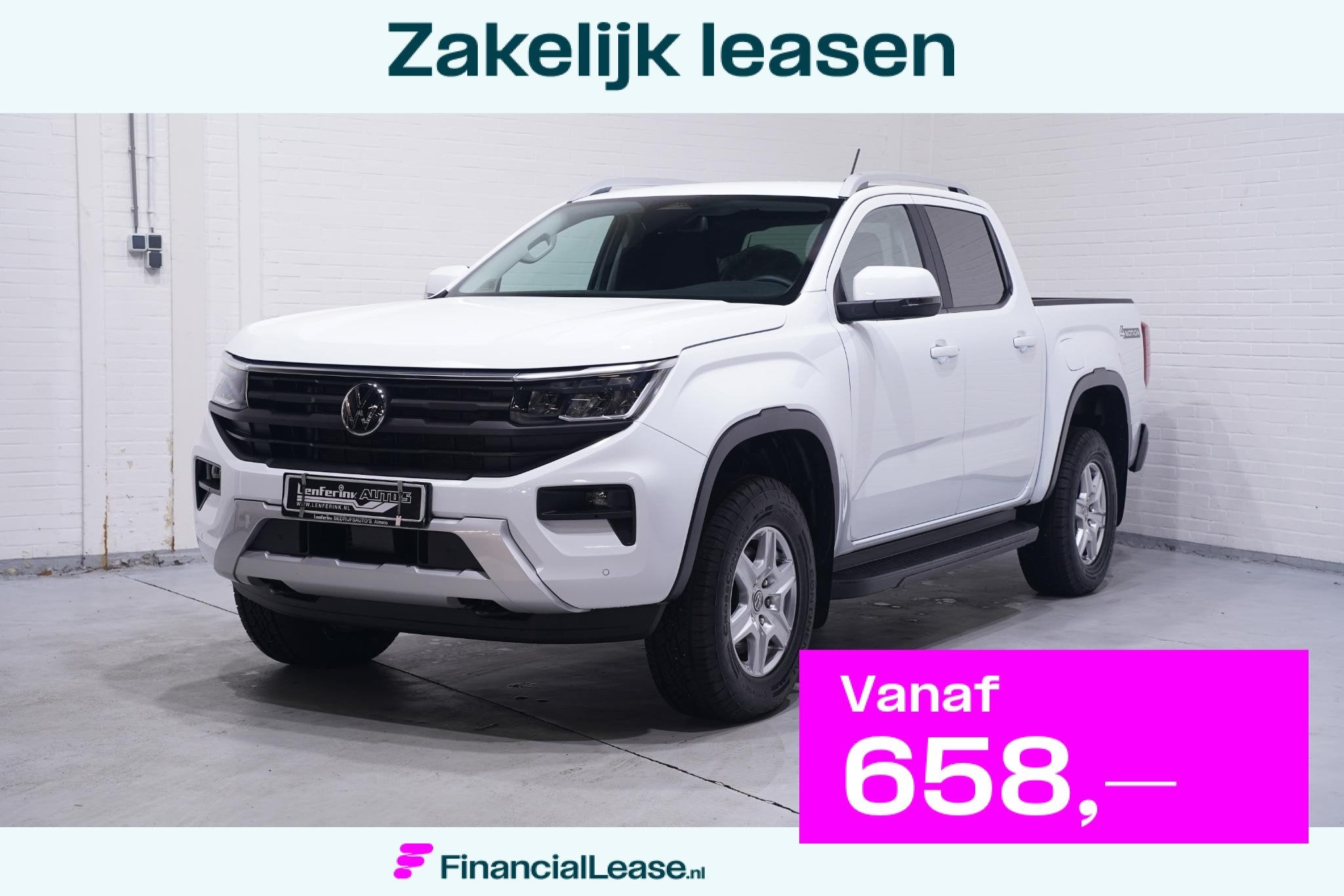 Volkswagen Amarok 2.0 TDI 205 pk Life Trekhaak 3.200 kg, 2-Z, Stof, Gebruikt, 4 cilinders, Wit
