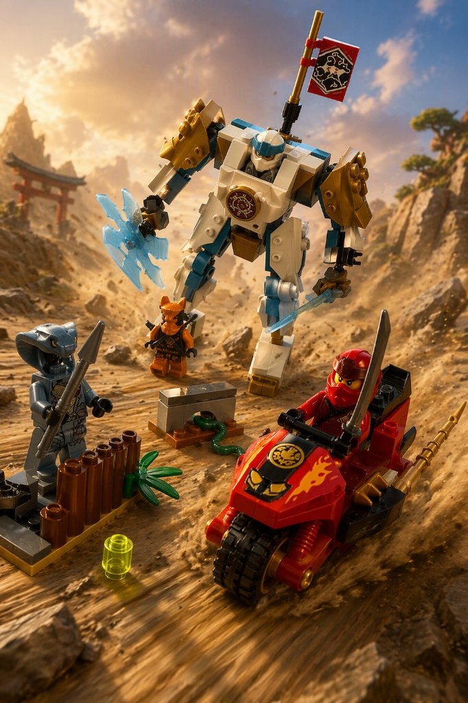 lego Ninjago 71734 en 71761, Lego, Ophalen of Verzenden, Zo goed als nieuw, Compleet
