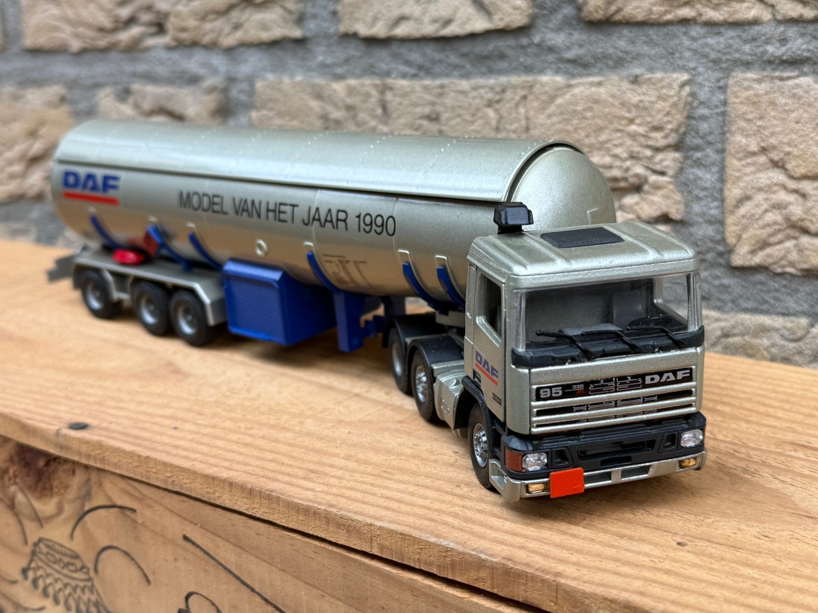 Tekno DAF demo Daf 95 gasoplevger in doos, Ophalen of Verzenden, Nieuw, Bus of Vrachtwagen, Tekno