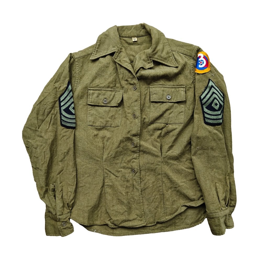WWII US Women's Army Corps WAC Shirt 3rd Air Force, Ophalen of Verzenden, Luchtmacht, Amerika, Kleding of Schoenen
