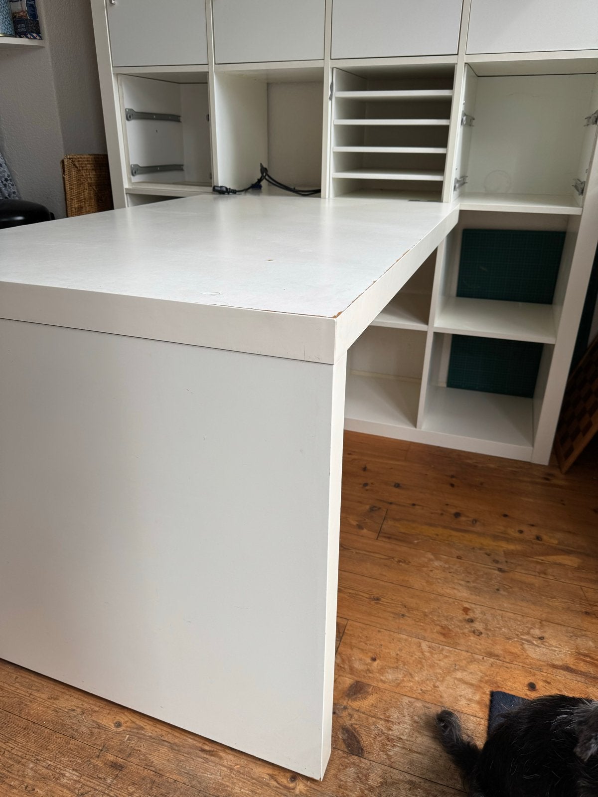 Witte Ikea kast kallax kast, Ophalen, Gebruikt