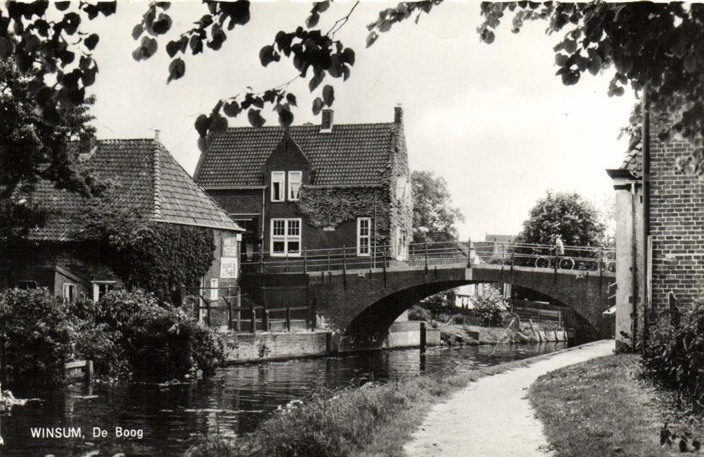 Winsum, De Boog - 1967 gelopen, Verzamelen, Ophalen of Verzenden, 1960 tot 1980, Gelopen, Groningen
