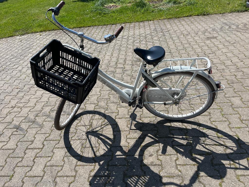 Cortina meidenfiets wit, Fietsen en Brommers, Ophalen, Terugtraprem, Versnellingen, Cortina