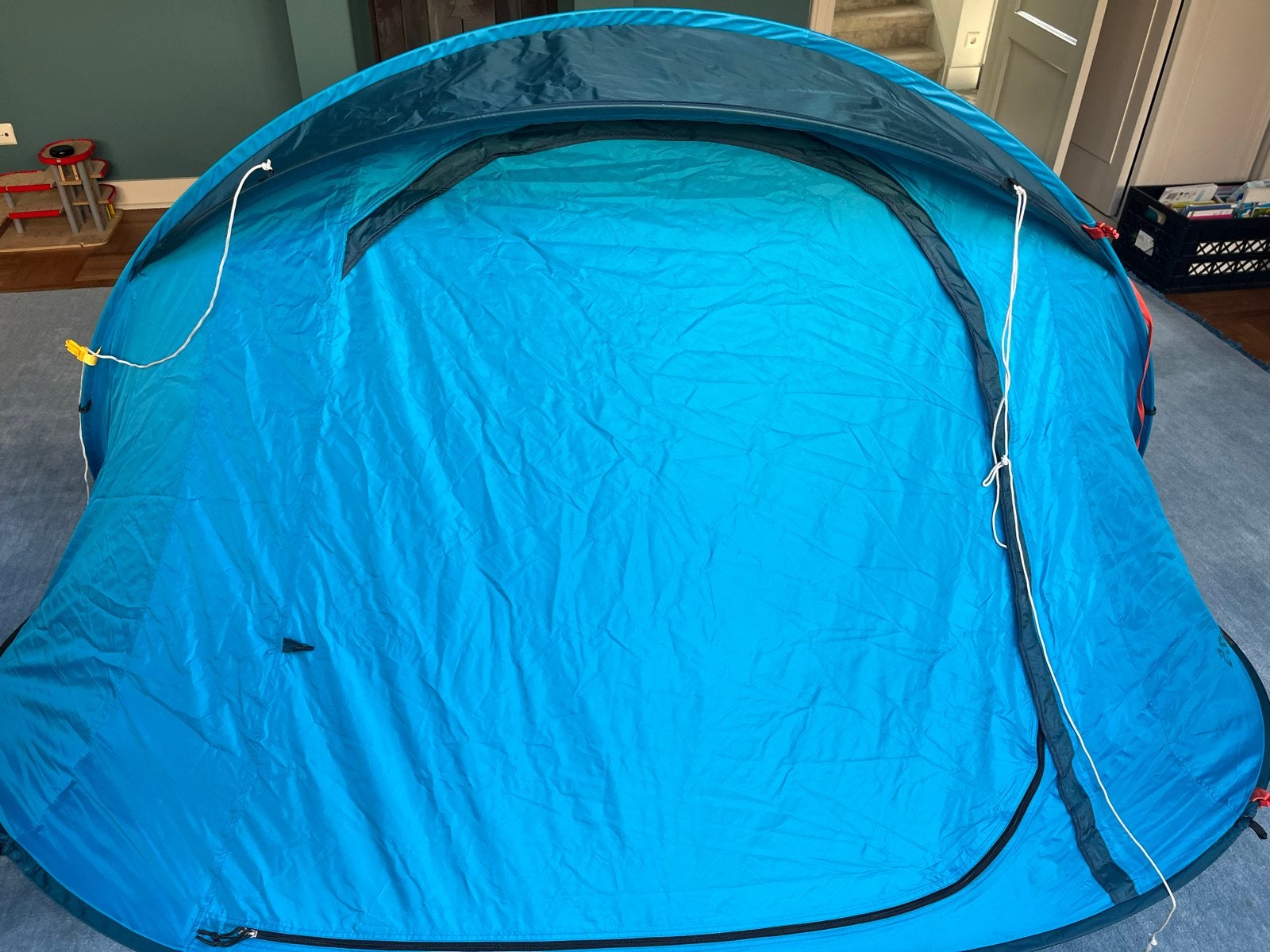 Quechua 2 Seconds 3-persoons tent - Zo goed als nieuw, Ophalen, Zo goed als nieuw, Tot en met 3
