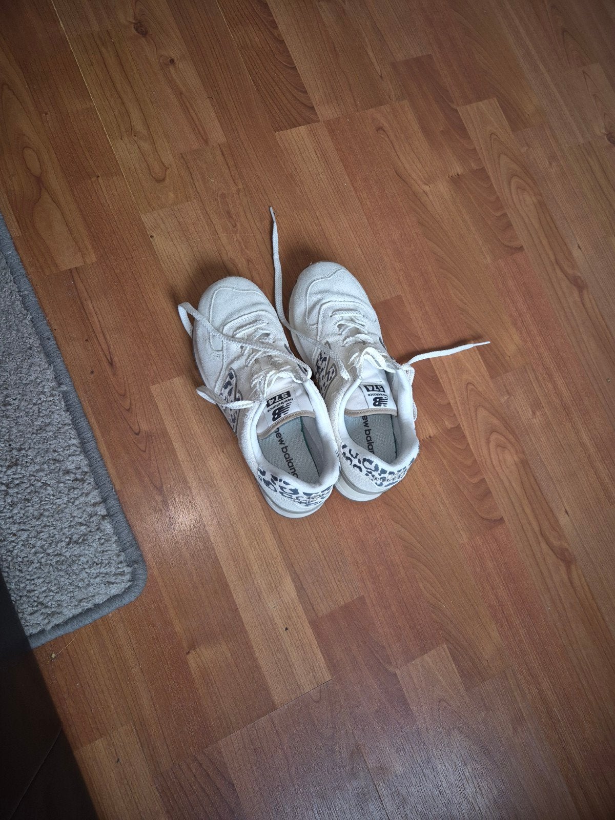 New Balance 574 sneakers - Crème/Wit, Beige, New Balance, Ophalen of Verzenden, Sneakers of Gympen