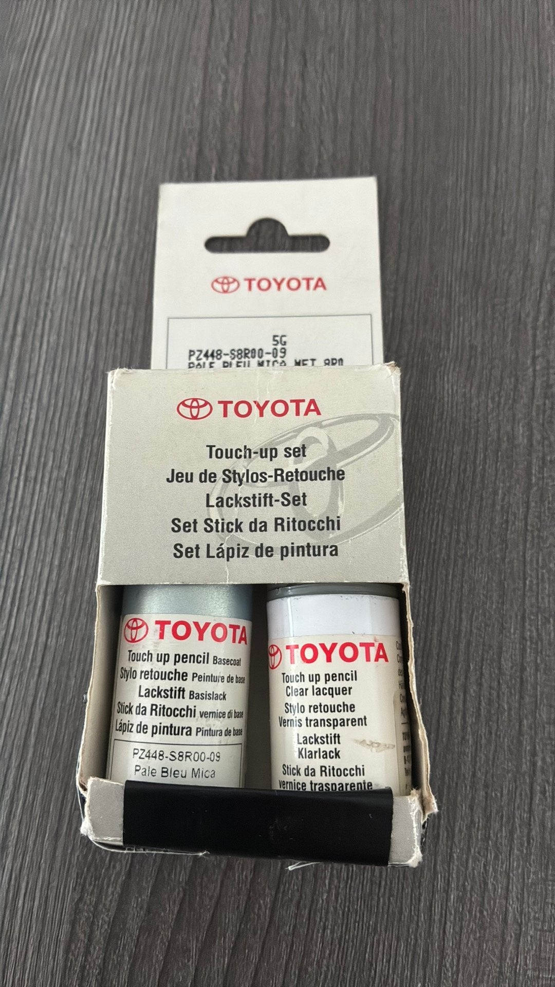Lakstift Toyota Aygo - Pale Blue, Ophalen of Verzenden, Zo goed als nieuw