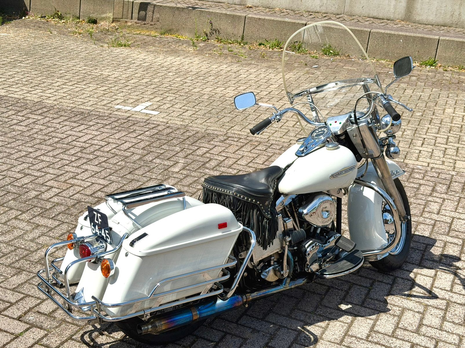 1967 HarleyDavidson FL Electra Glide Police Early Shovelhead, 2 cilinders, Occasion, 1210 cc, Particulier