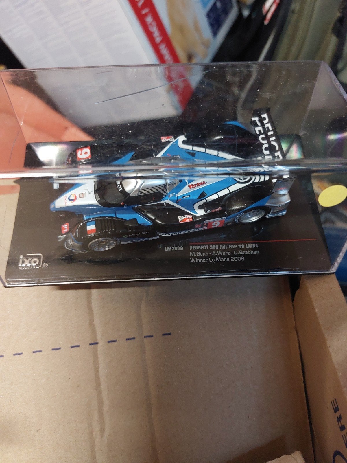 Peugeot 908 HDI-FAP #9 LMP1 Le Mans 2009 Ixo, Ophalen of Verzenden, Zo goed als nieuw, Auto, Overige merken