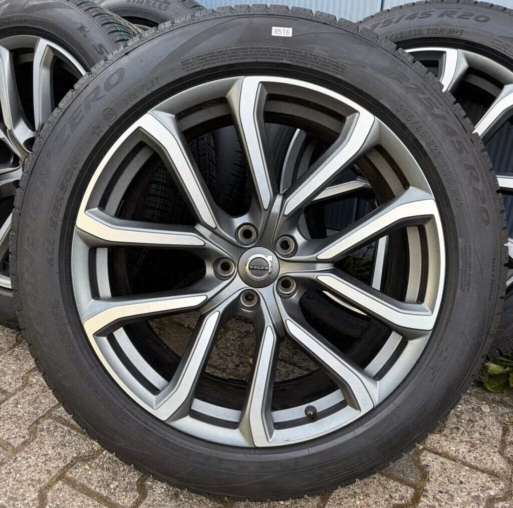 20” Originele Volvo XC90 Velgen + Nieuwe Allseasonbanden, Gebruikt, -, 275 mm, -