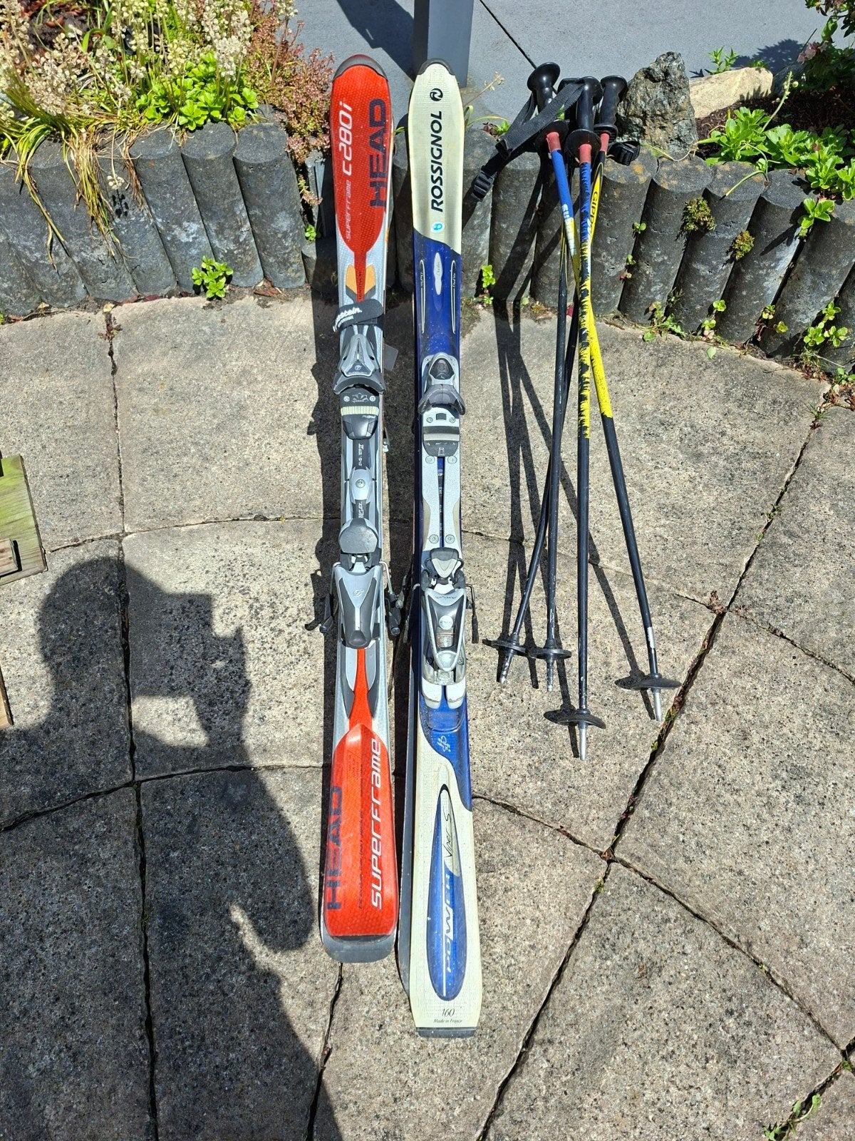 2 paar ski's, Sport en Fitness, Skiën en Langlaufen, Ophalen of Verzenden, Gebruikt