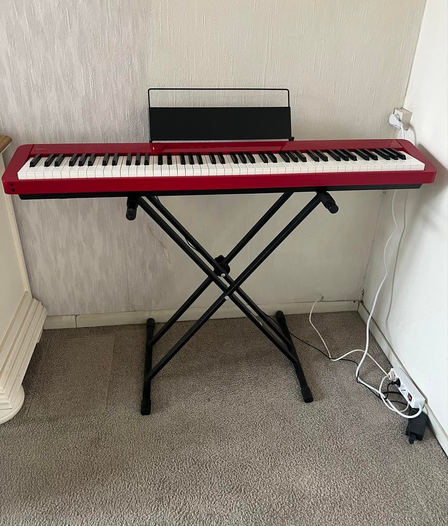 Casio Privia PX-S1100 digitale piano met accessoires, Muziek en Instrumenten, Piano's, Ophalen, Overige kleuren, Digitaal, Zo goed als nieuw