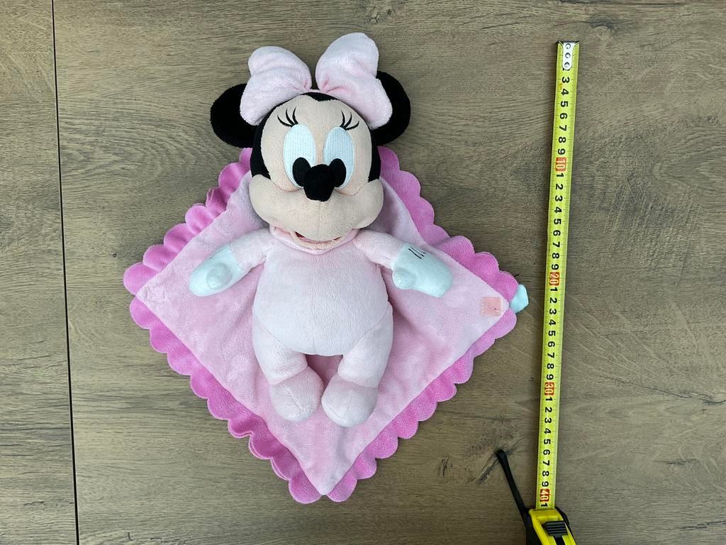 Nieuwe zgan Disney Baby Minnie Mouse knuffel in laken, Ophalen, Mickey Mouse, Nieuw, Knuffel