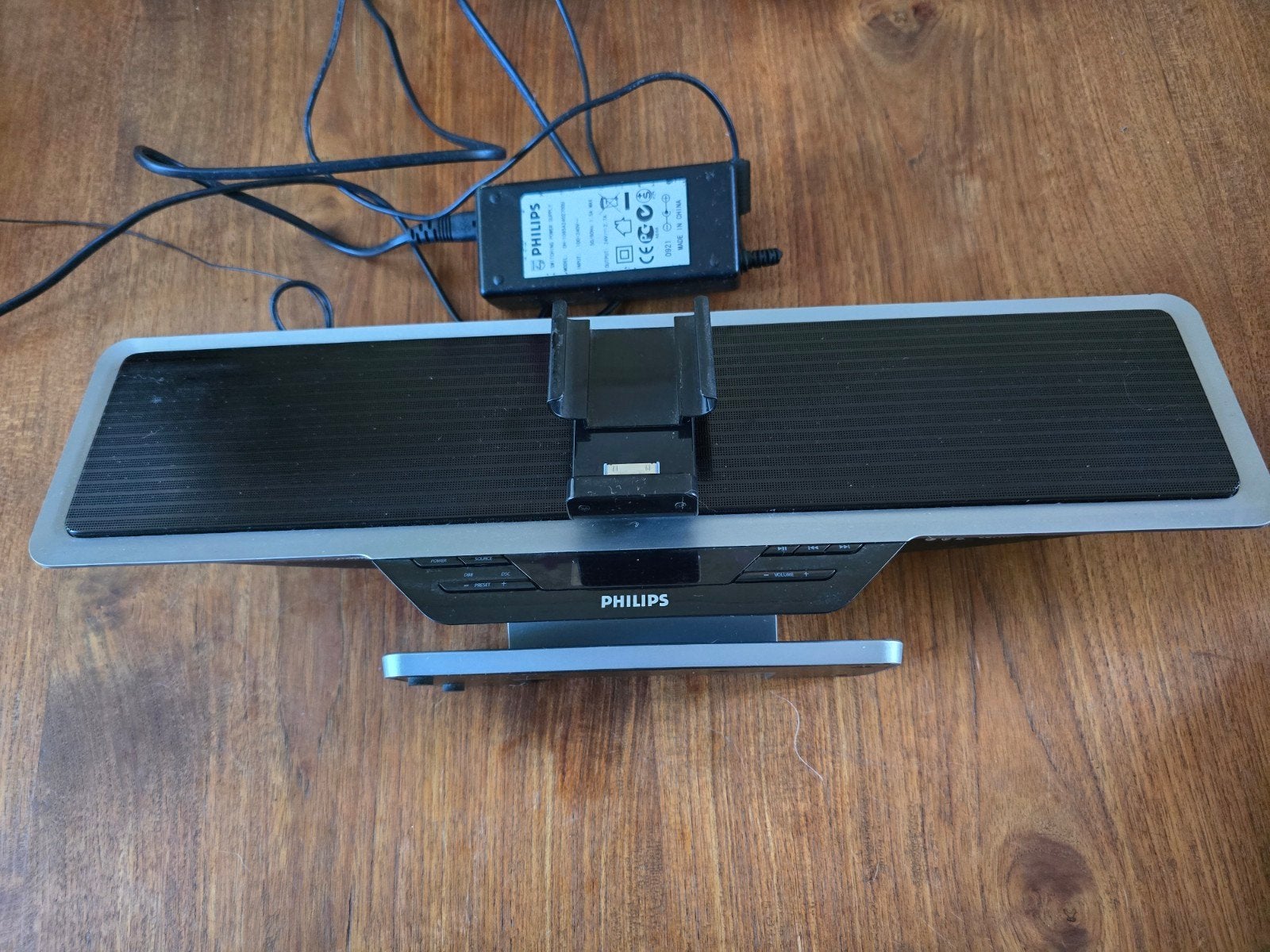 Philips DC910/12 Microset met iPod/iPhone Dock, Philips, Gebruikt, Microset, Ophalen of Verzenden