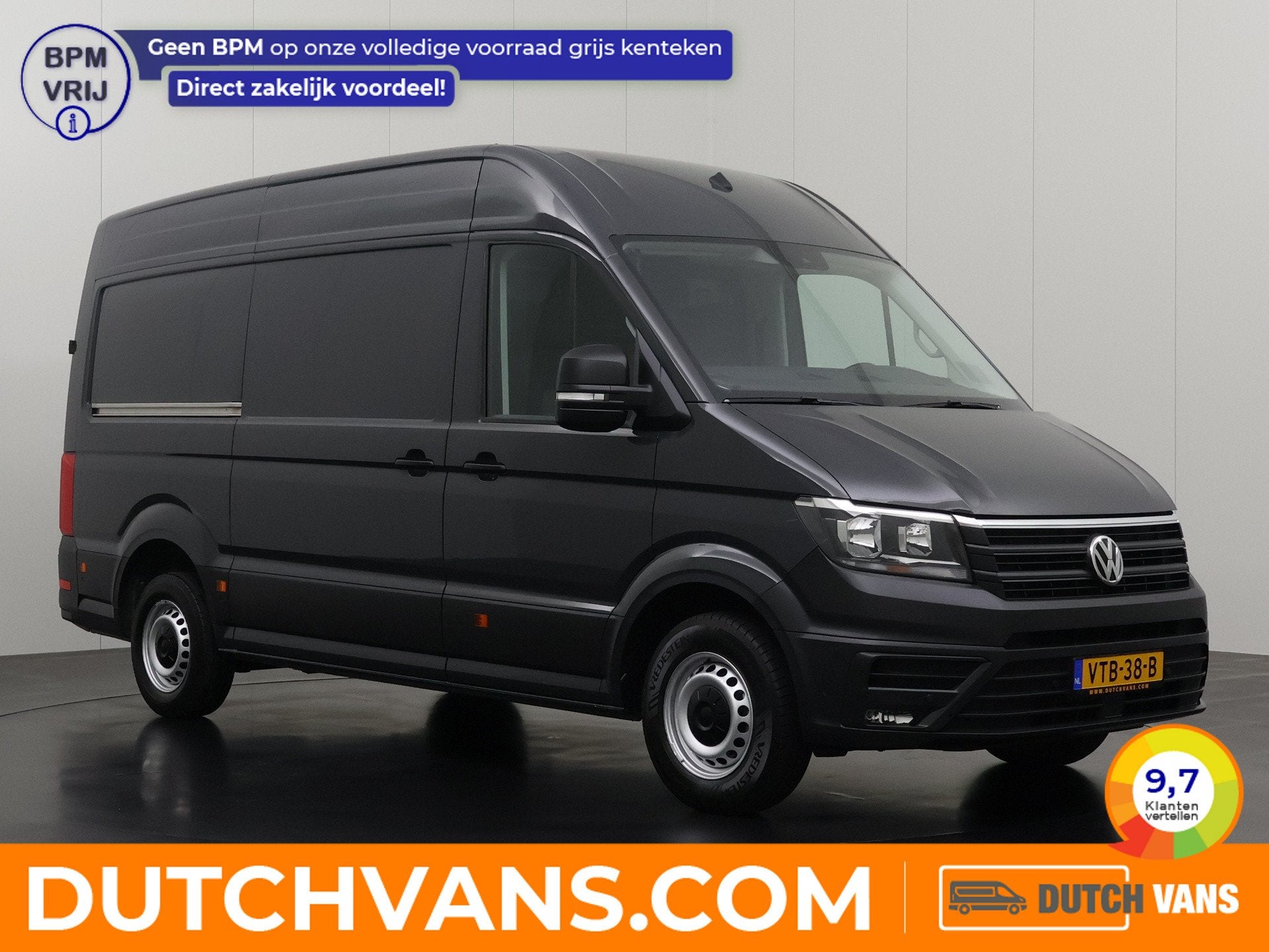 Volkswagen Crafter 2.0TDI L3H3 Highline | Navigatie | Camera, Stof, Gebruikt, Euro 6, 4 cilinders
