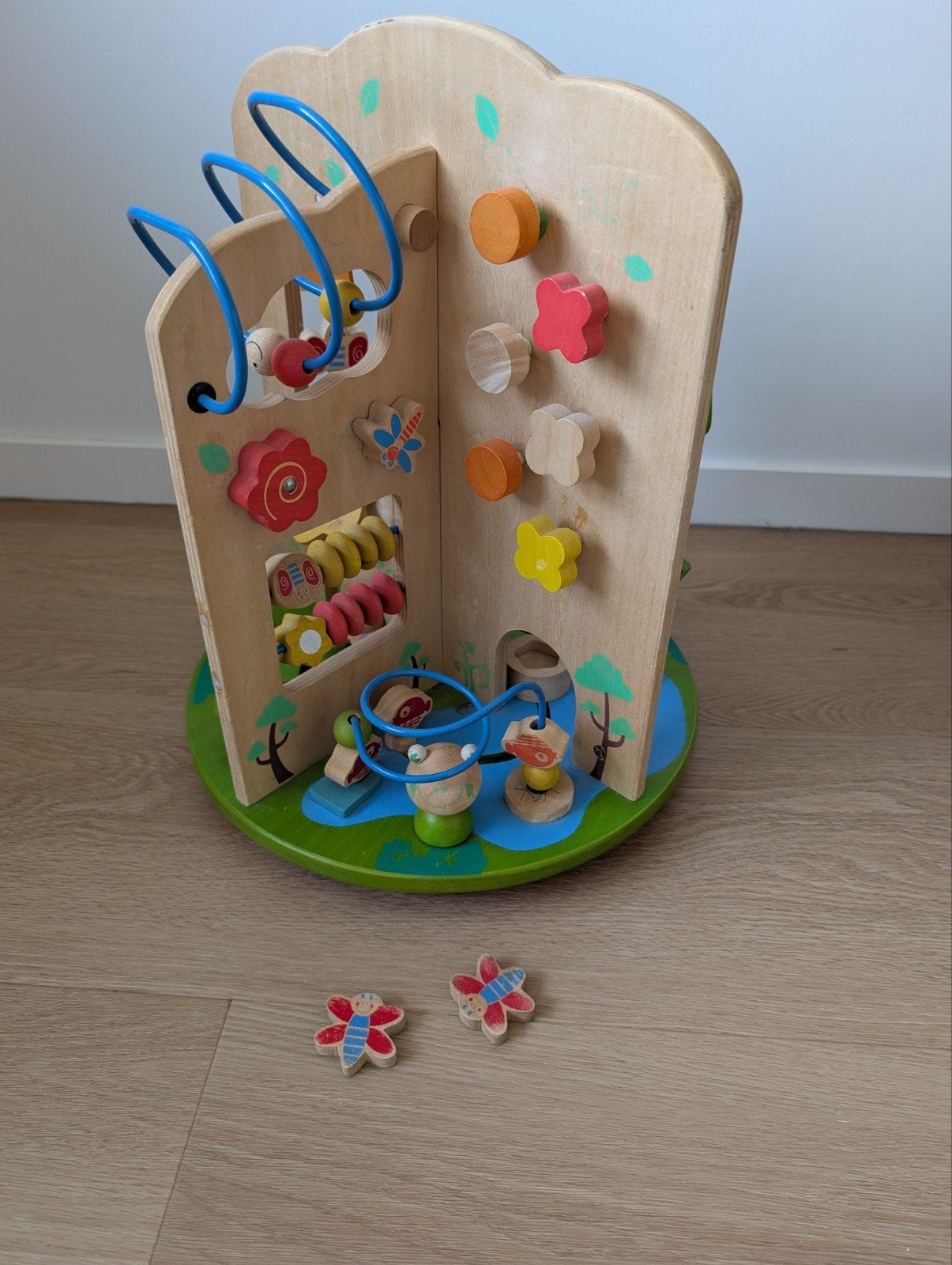 Houten activiteitenkubus/speelboom voor baby's, Ophalen of Verzenden
