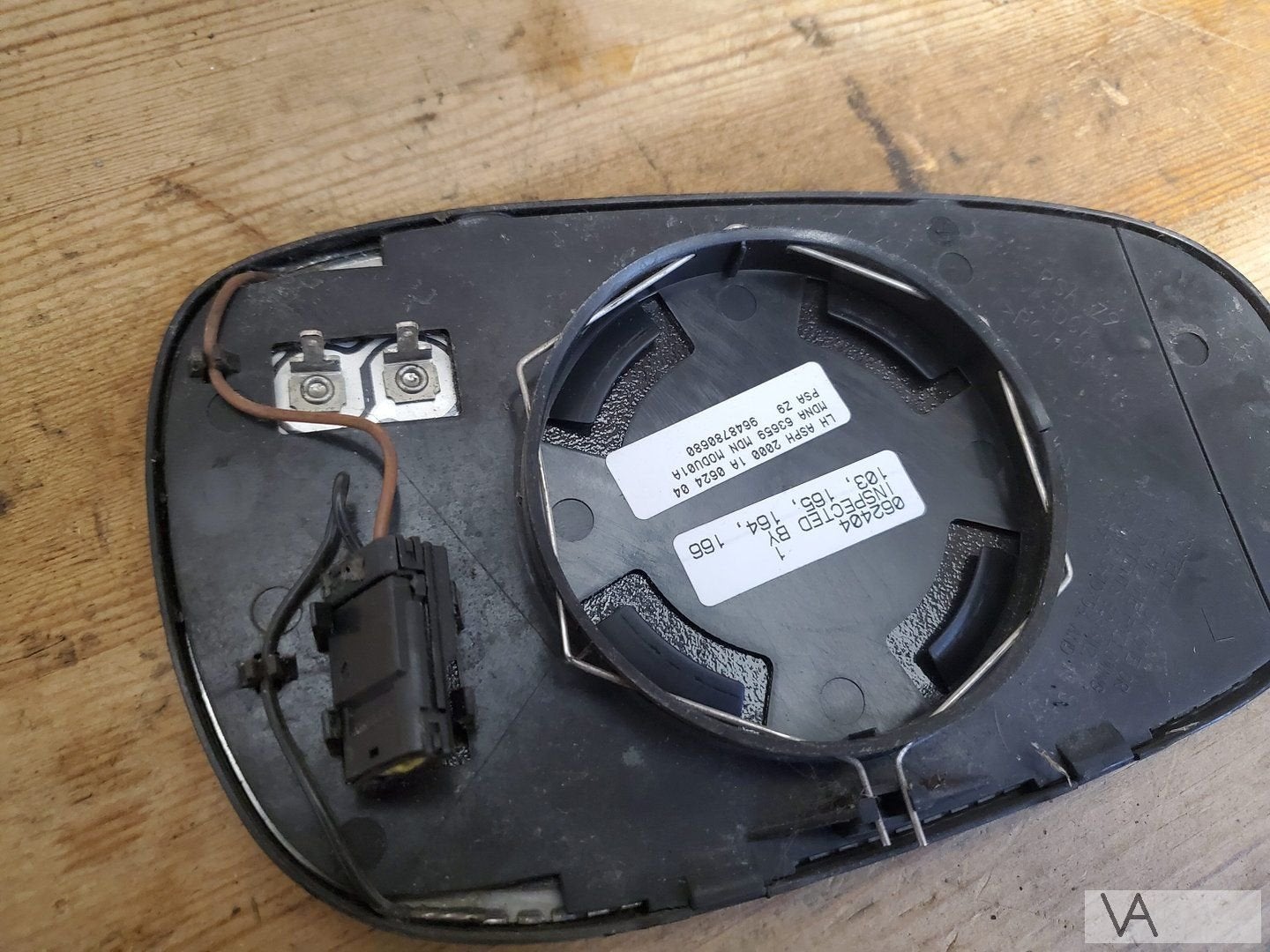 Peugeot 607 2000 -2009 spiegelglas buitenspiegel zelfdimmend, Auto-onderdelen, Gebruikt, -, -, Ophalen of Verzenden