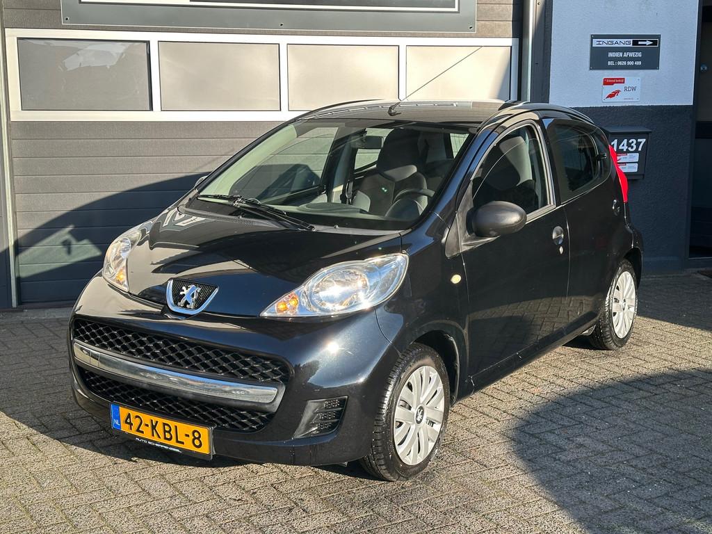 Peugeot 107 1.0-12V XR | BETROUWBAAR | NAP | ZUINIG |, Auto's, Peugeot, Voorwielaandrijving, Stof, Zwart, 4 stoelen