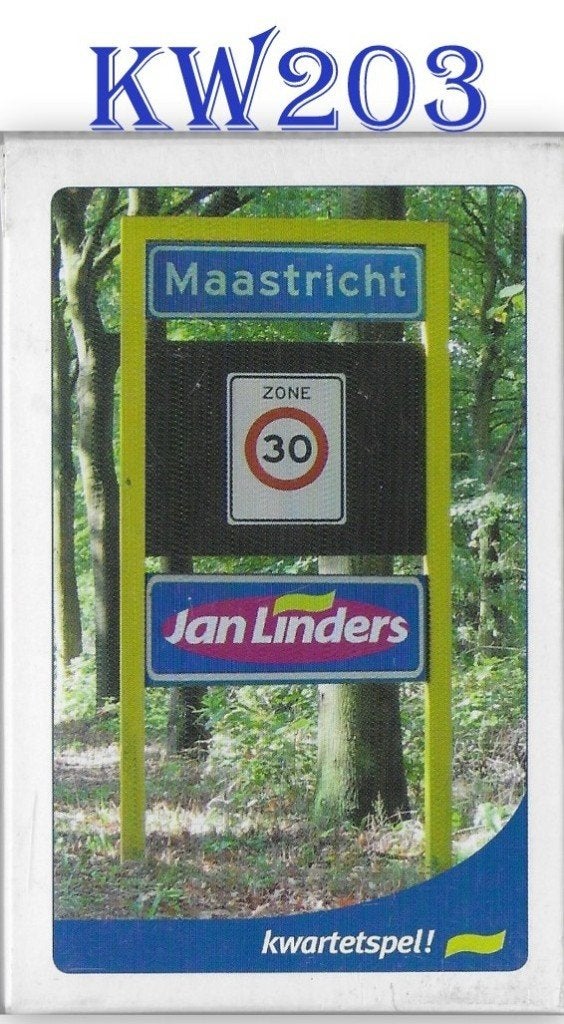 KW203 Jan Linders kwartet spel Maastricht, Ophalen of Verzenden, Gebruikt, Kwartet(ten)