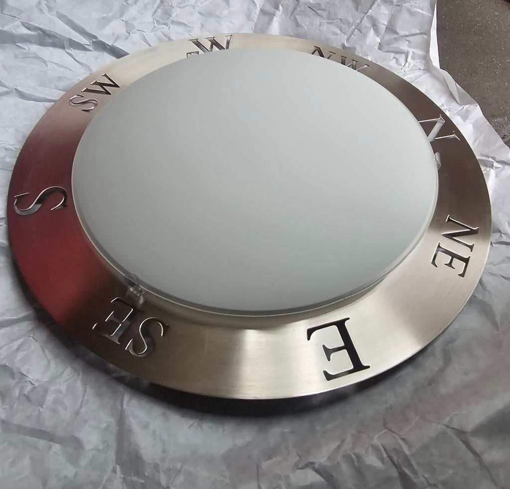 Philips Massive Compass Plafondlamp, Huis en Inrichting, Lampen | Plafondlampen, Ophalen, Nieuw, Glas, Modern, Maritiem, Kompas