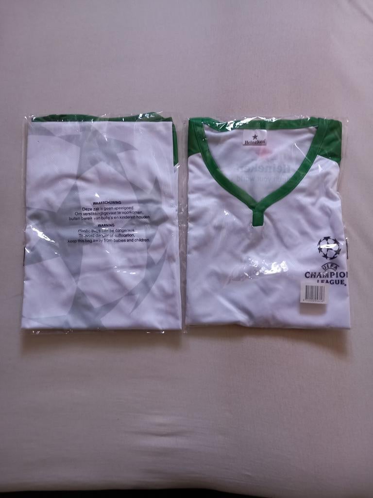 Nieuw Heineken UEFA Champions League T-shirt, Maat 52/54 (L), Wit, Nieuw, Ophalen of Verzenden