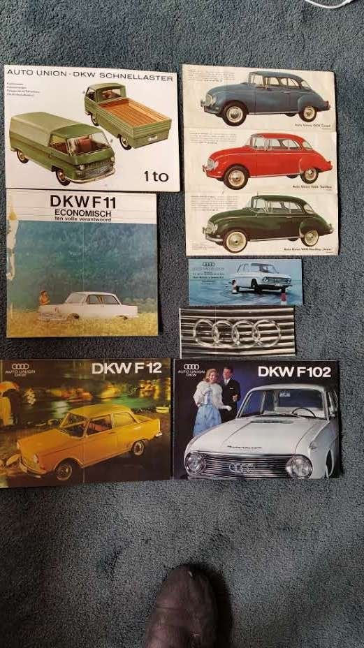 7 BROCHURES DKW 1960/1965, Ophalen of Verzenden, Gelezen, Overige merken