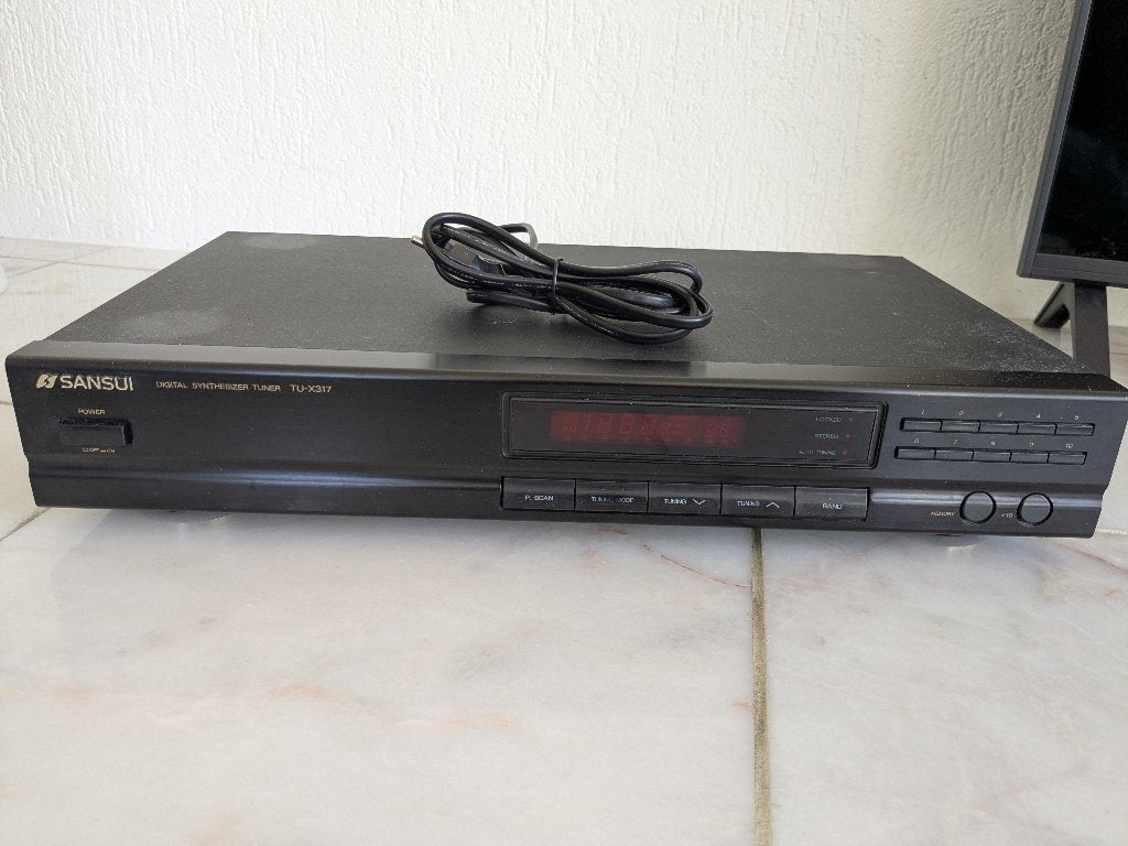 SANSUI tuner TU-X-317, Ophalen, Gebruikt