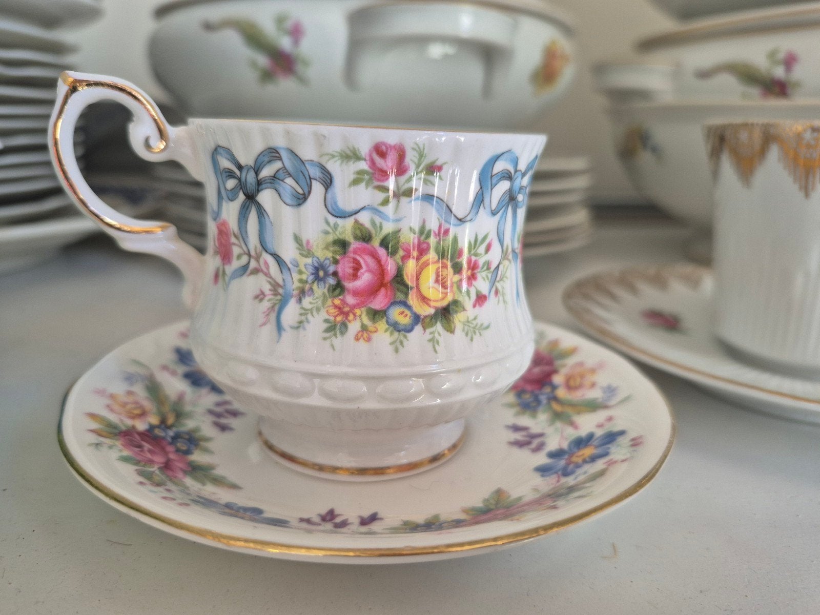 Queens China the Queens Collection kop en schotel, Ophalen of Verzenden