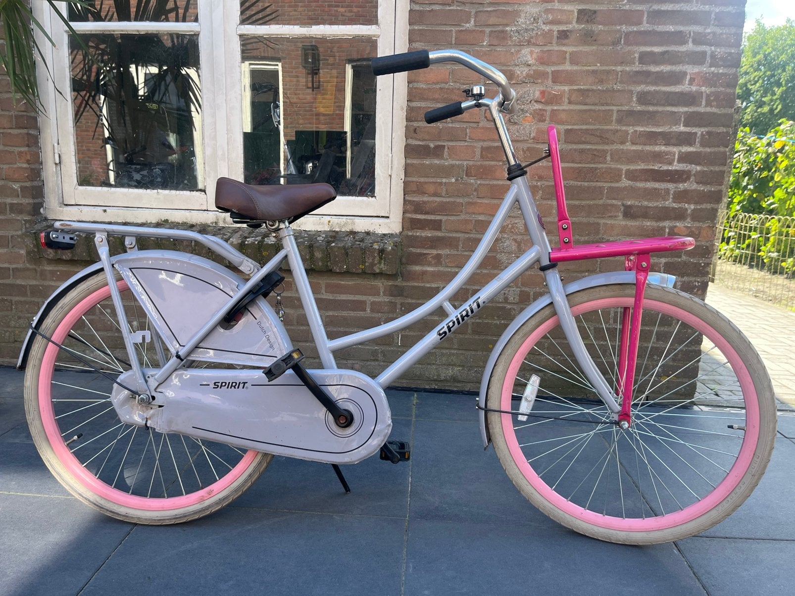 Meisjesfiets 24 inch, Fietsen en Brommers, Ophalen, Gebruikt, Terugtraprem, 24 inch