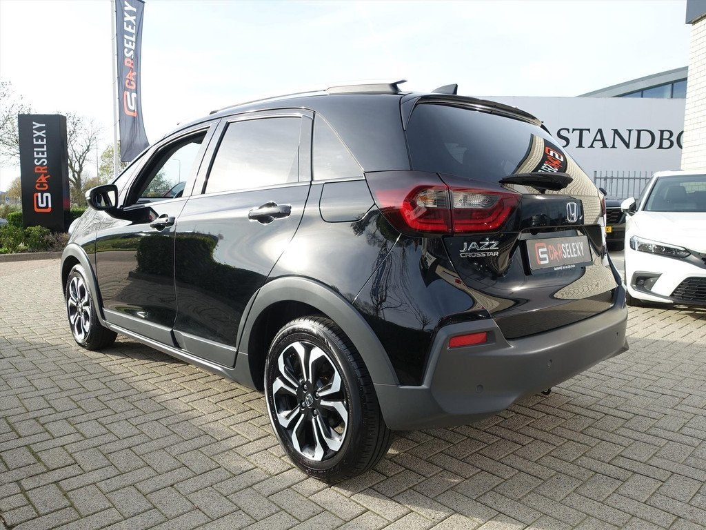 HONDA Jazz 1.5 i-MMD 109pk Hybrid CVT Crosstar, Auto's, Stof, Euro 6, 4 cilinders, Zwart