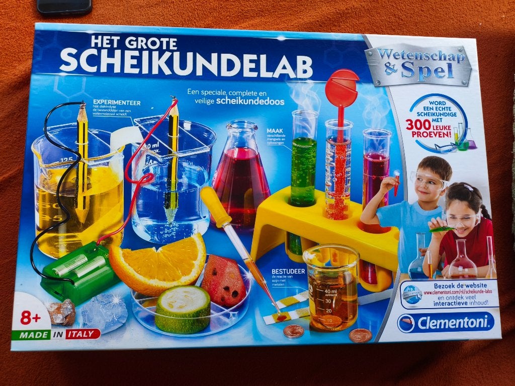 NIEUW Clementoni, het grote Scheikunde lab, Ophalen, Nieuw, Ontdekken