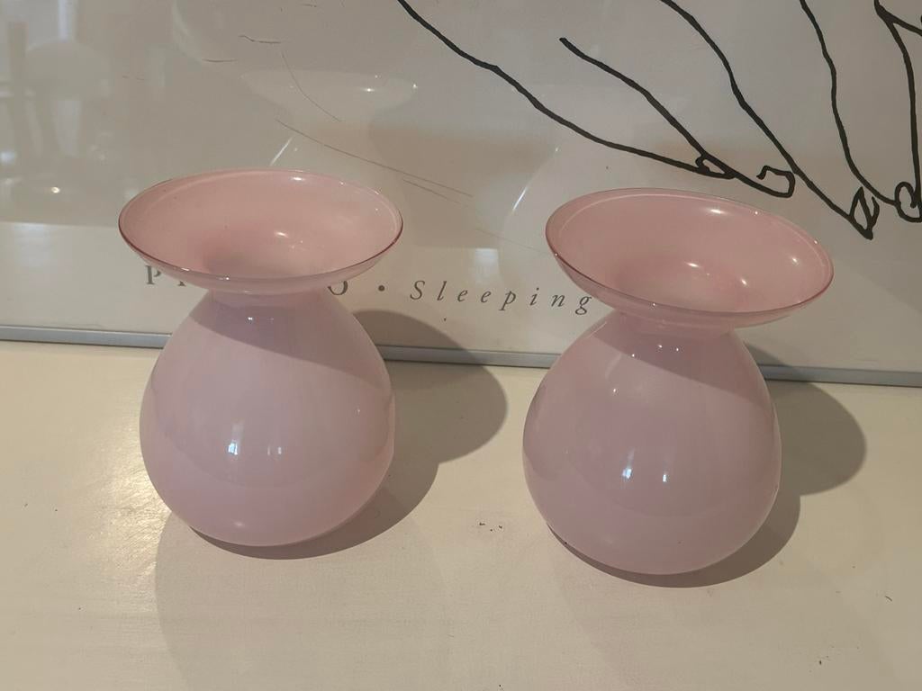 IKEA diablo vaas roze Barbro wesslander en Pia amsell 2 keer, Huis en Inrichting, Woonaccessoires | Vazen, Overige kleuren, Ophalen of Verzenden